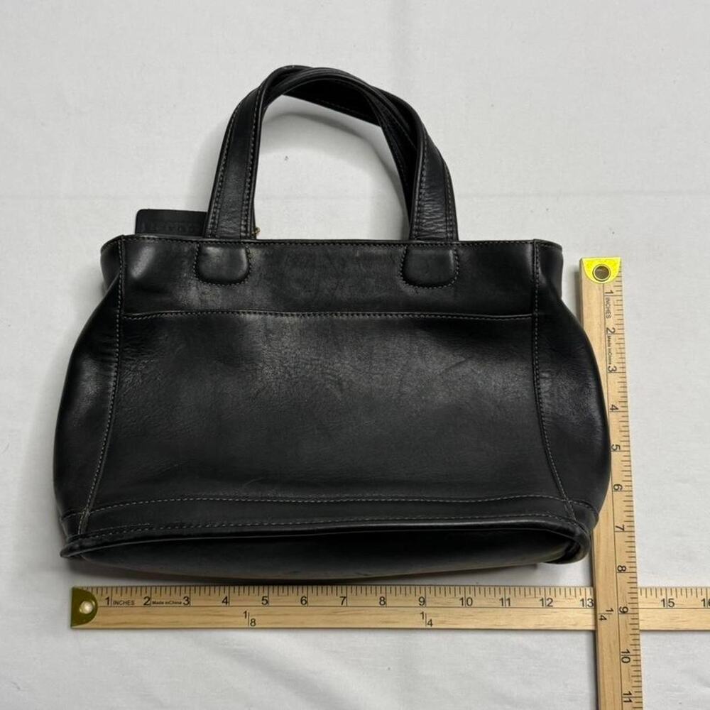 vintage Coach Bleecker satchel model9303 crafted from black glove-tanned leather - Picture 4 of 8